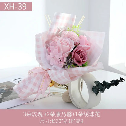 Rose Carnation Flower Bouquet