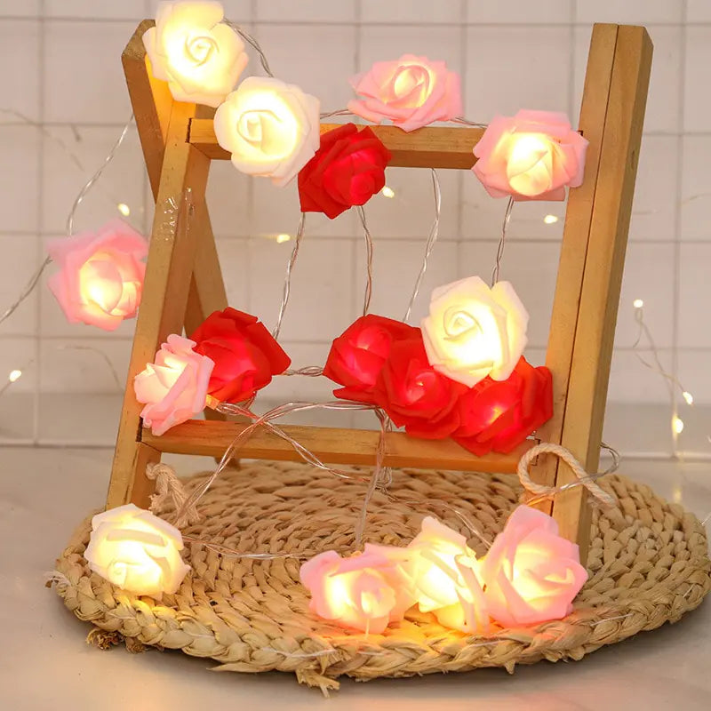 LED Rose Lamp String