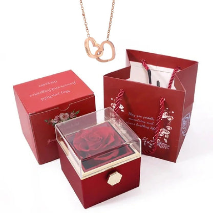 ENGRAVED Heart Necklace Gift Box