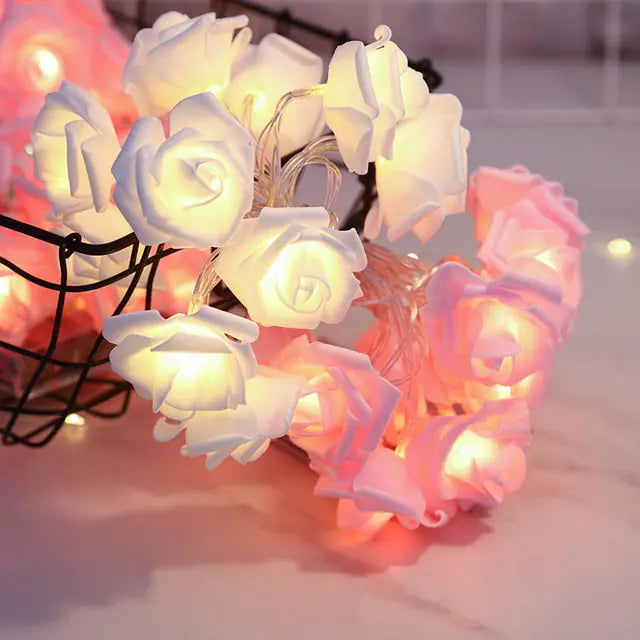 LED Rose Lamp String