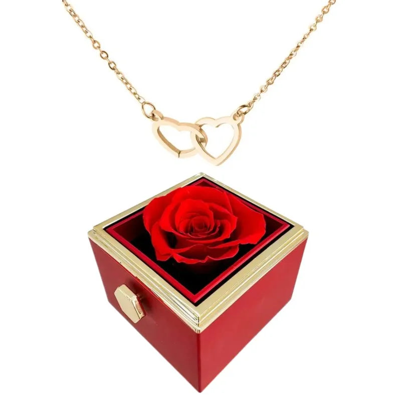 ENGRAVED Heart Necklace Gift Box