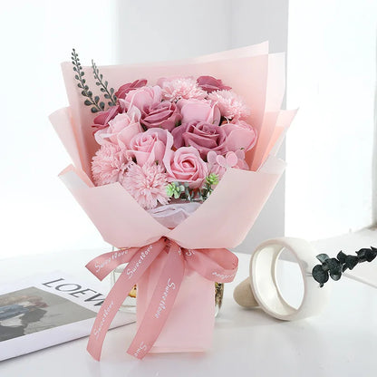 Rose Carnation Flower Bouquet